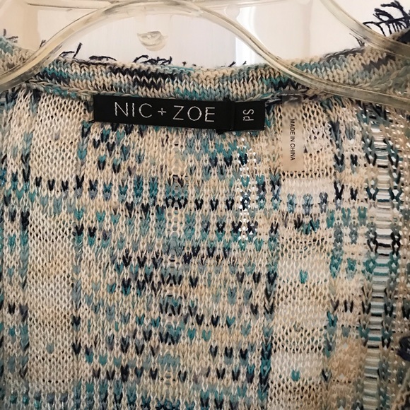 Nic + Zoe all the blues cardigan - Picture 3 of 7